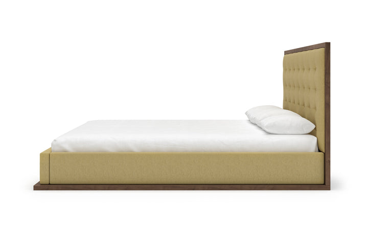 Angled Marlow Bed Frame in Iceland Moss#color_iceland-moss-walnut