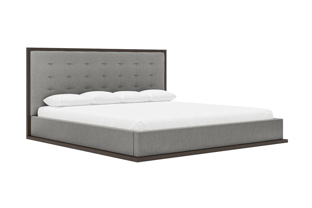 Marlow Bed Frame in Slate#color_slate-chestnut