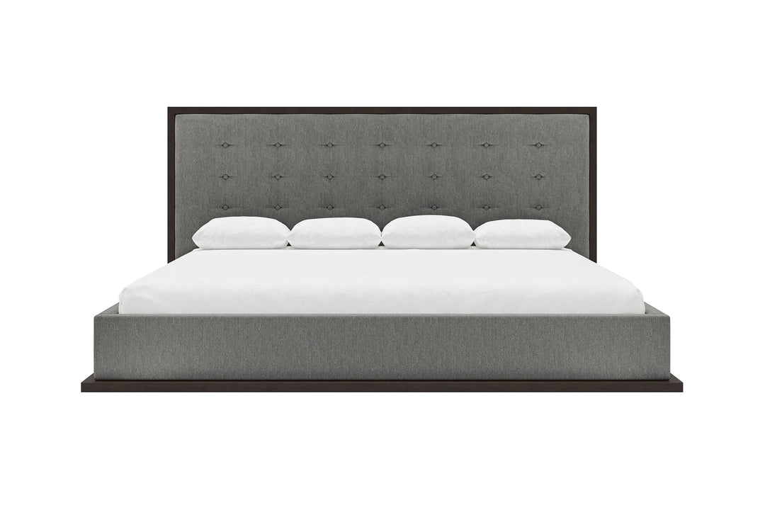 Marlow Bed Frame in Slate#color_slate-chestnut