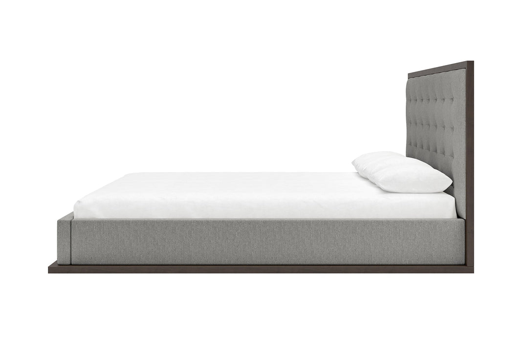 Marlow Bed Frame in Slate#color_slate-chestnut