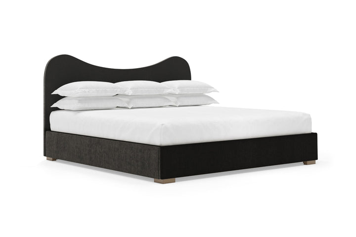 Celine Bed Frame in onyx#color_onyx