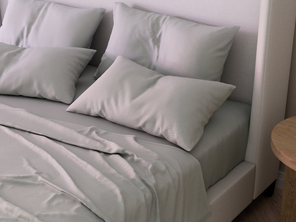 Platinum cotton sheets #color_platinum
