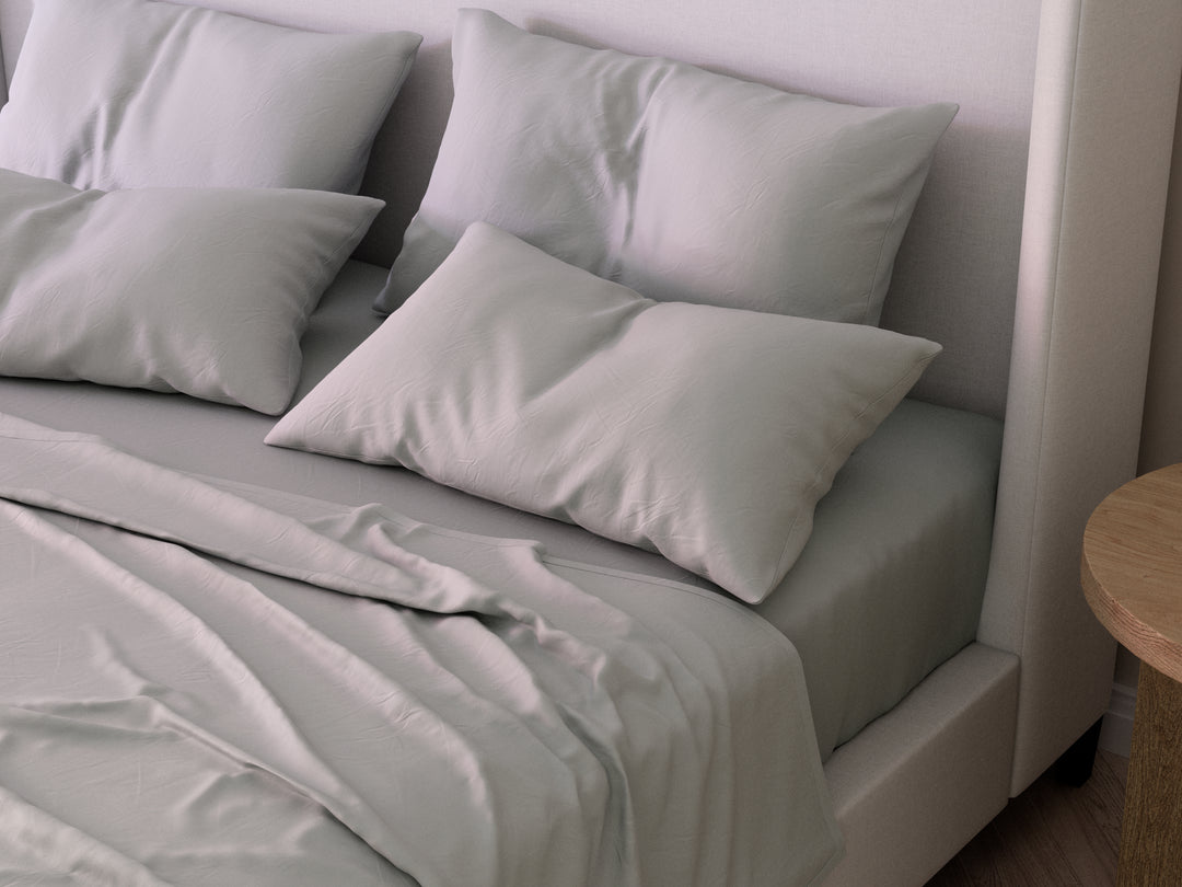 Platinum cotton sheets #color_platinum