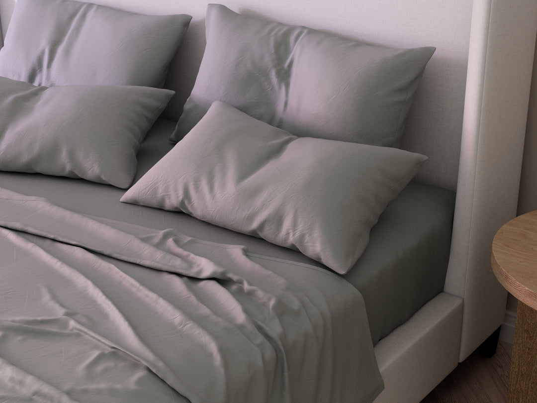 Smoke cotton sheets #color_smoke