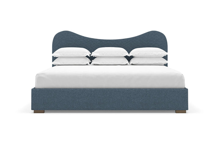 Wave Bed Frame in Steel#color_steel