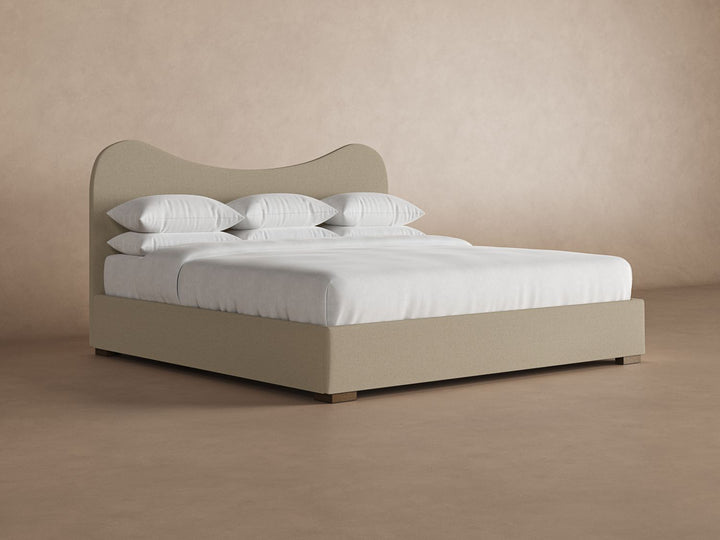Wave Bed Frame in buff#color_buff
