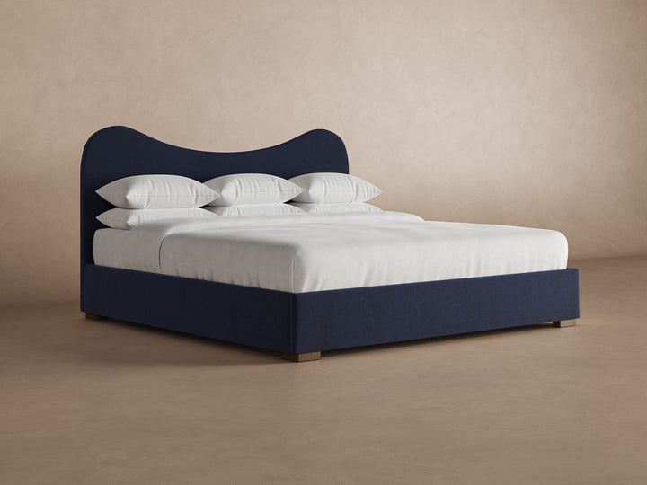 Wave Bed Frame in eclipse #color_eclipse