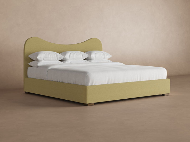 Wave Bed Frame in Iceland Moss#color_iceland-moss