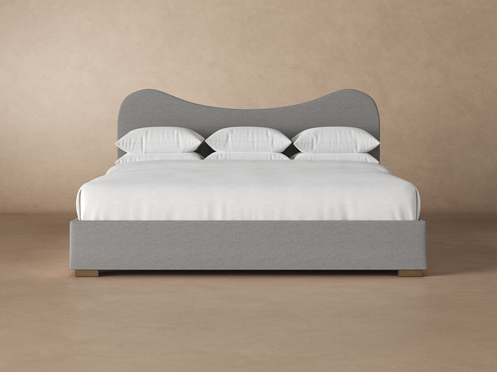 Wave Bed Frame in slate #color_slate