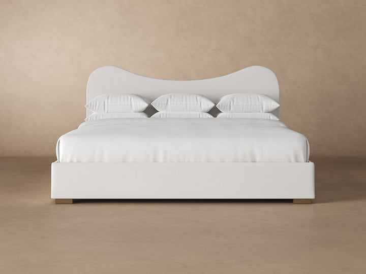 Wave Bed Frame in snow #color_snow