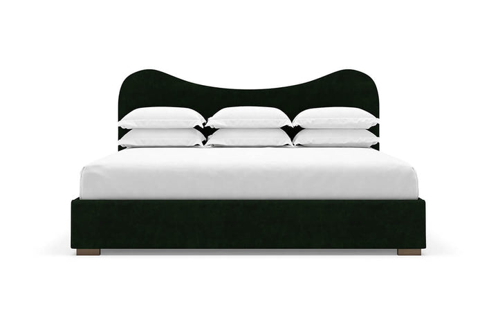 Celine Bed Frame in Emerald#color_emerald