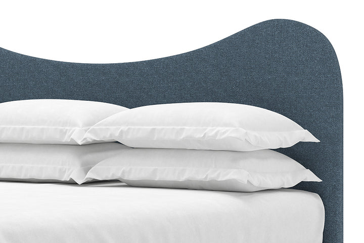 Wave Bed Frame in Steel#color_steel