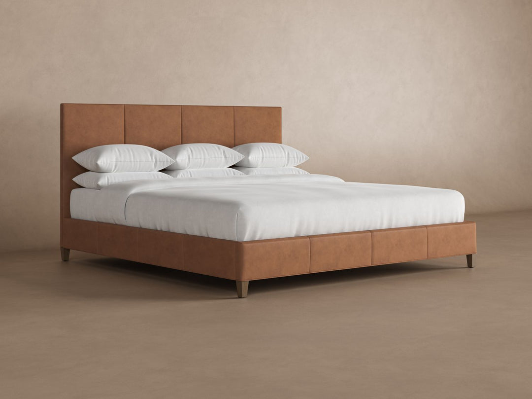 Zenith Bed Frame in Cognac#color_cognac