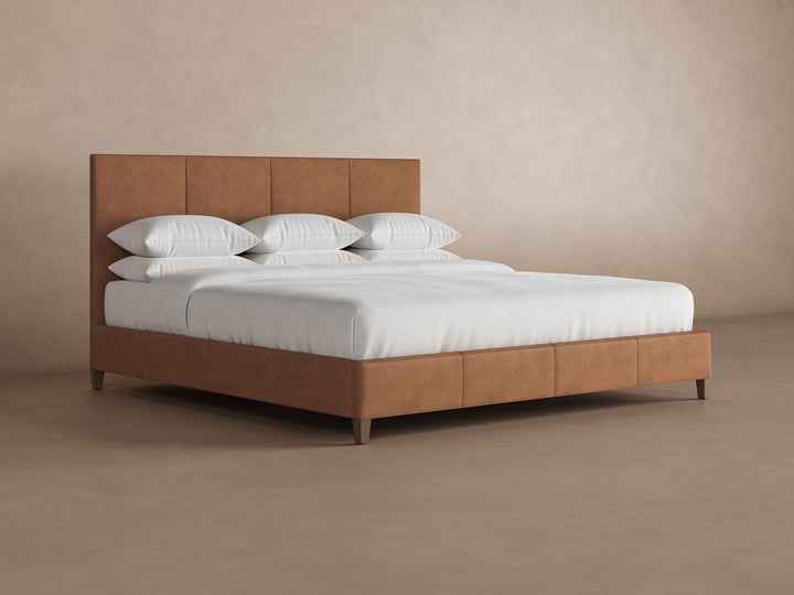 Zenith Bed Frame in Cognac#color_cognac