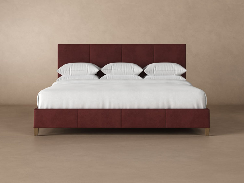 Zenith Bed Frame in Bordeaux#color_bordeaux