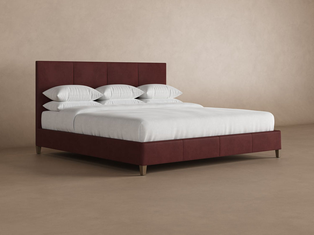 Zenith Bed Frame in Bordeaux#color_bordeaux